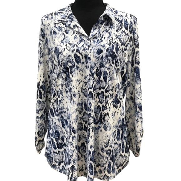 Jones New York Tops - Jones New York Animal Print Blouse